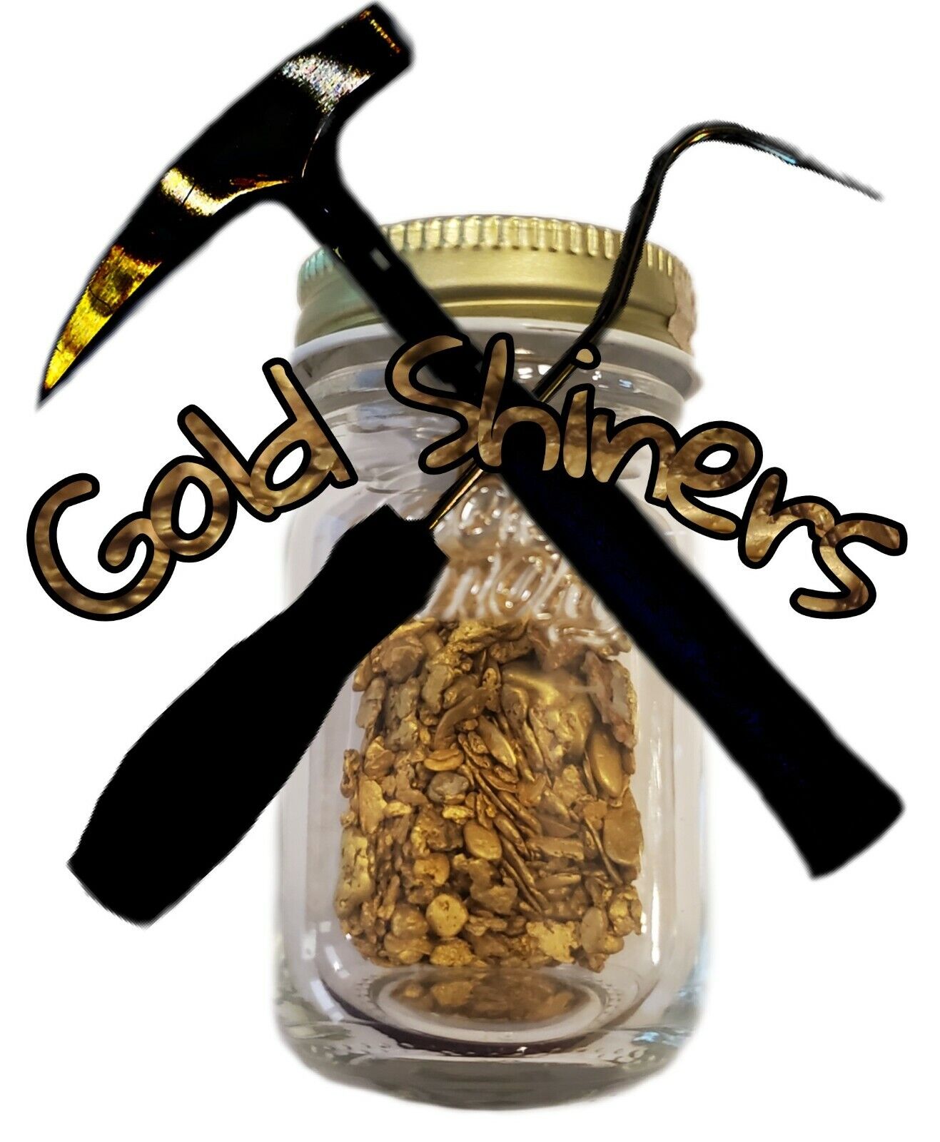 From Youtube\'s Gold Shiners 1/2 grams of Natural Placer Gold Nugget Pickers