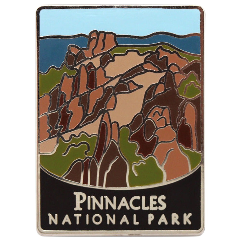 Pinnacles National Park Enamel Lapel Pin California Hiking Gift Travel Souvenir