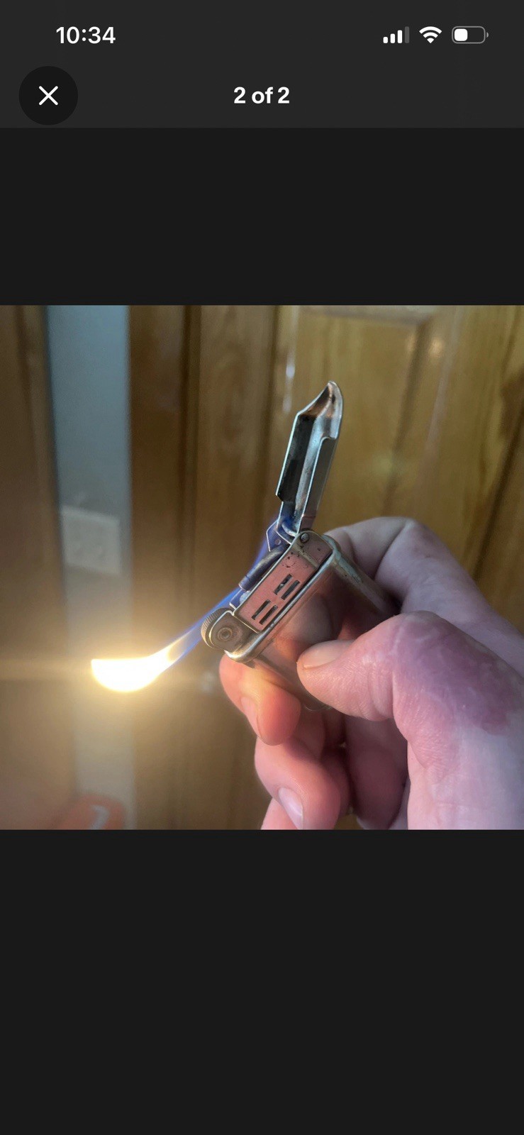 Vintage  BEATTIE JET Lighter  named