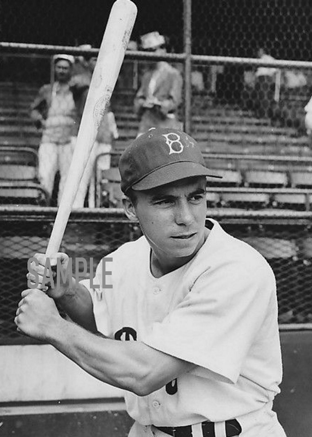 PEE WEE REESE Brooklyn Dodgers 5x7 Borderless PHOTO  (137-Y)