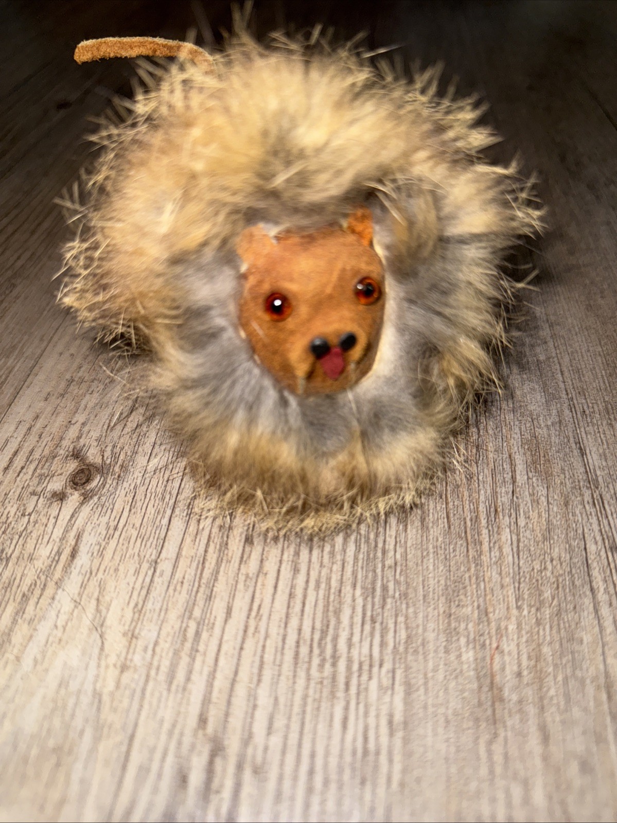 Vintage Real Fur and Leather Lion Figurine Toy Made In Poland Small Figurine Vintage Real Fur and Leather Lion Figurine Toy Made In Poland Small Figurine