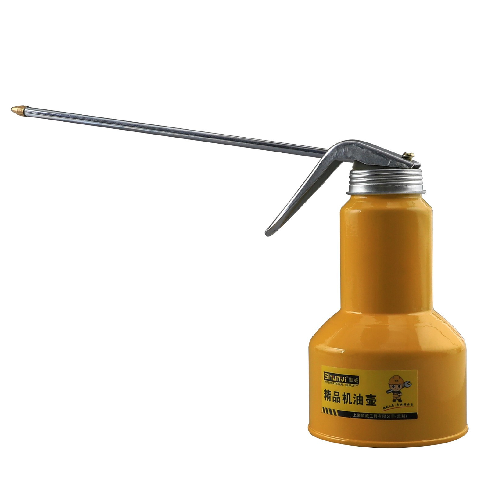 High Pressure Oil Can Pump Oiler Pump Manual Lubrication Bottles Spray Gun 500ml
