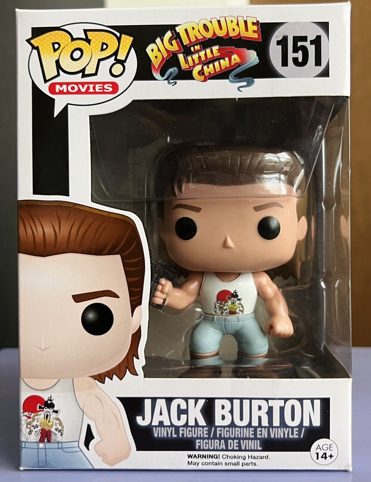 VAULTED Funko Pop Movies: JACK BURTON #151 (Big Trouble In Little China)
