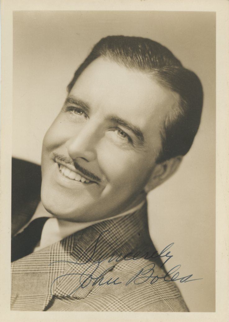 John Boles- Signed Vintage Photograph John Boles- Signed Vintage Photograph