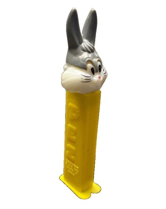 Vintage 1978 Bugs Bunny PEZ Dispenser Warner Bros Yellow Stem Austria