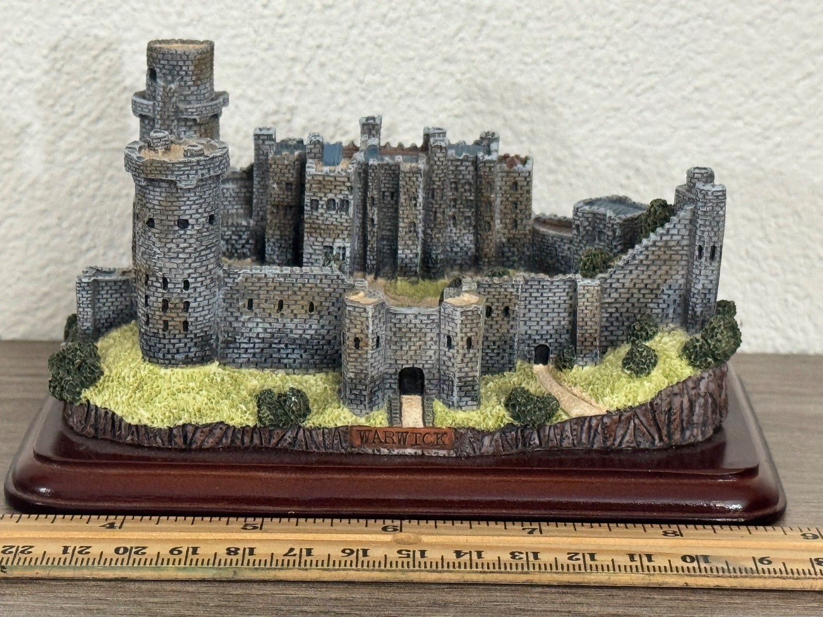 The Legendary Castles Collection Warwick Castle Painted Resin on Base