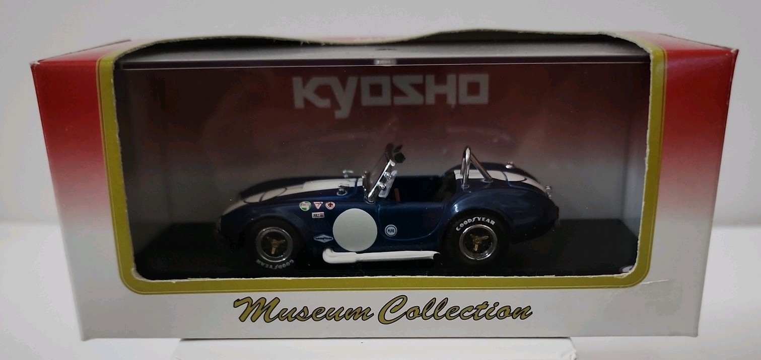 Shelby Cobra 427 S/C Racing Kyosho Museum Collection 03012A 1:43 Blue