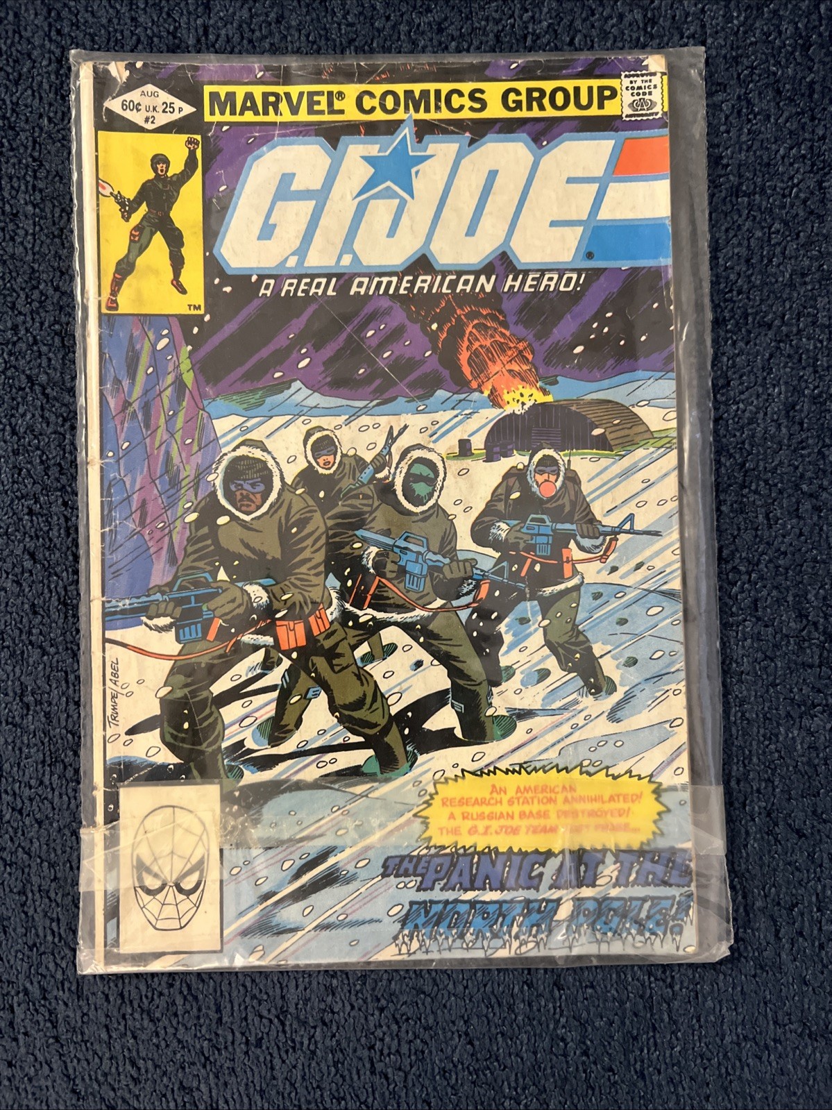 Vtg G.I Joe A Real American Hero #2 Marvel 1982 The Panic At The North Pole 