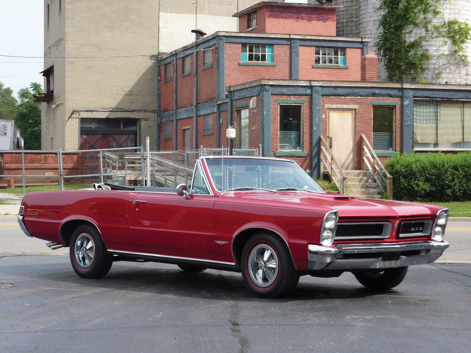 Cars 1965 pontiac tempest lemans gto convertible muscle Art Print Poster 11x17