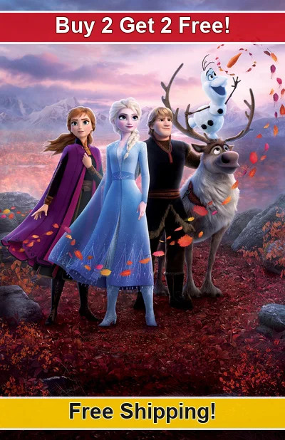 Frozen II 2019-01 11x17 Movie TV Show Poster Buy 2 Get 2 Free 
