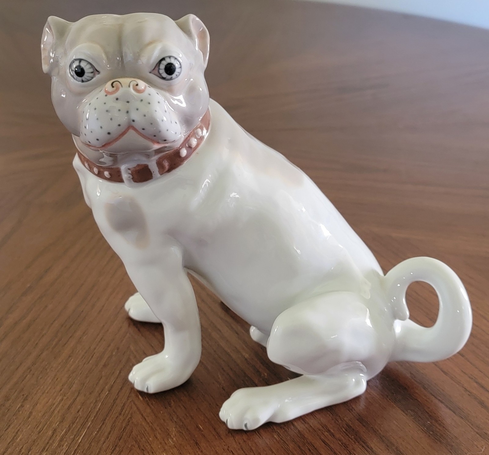 Authentic Vintage Seymour Mann Museo 1st Edition 1974 Dresden Pug Sculpture