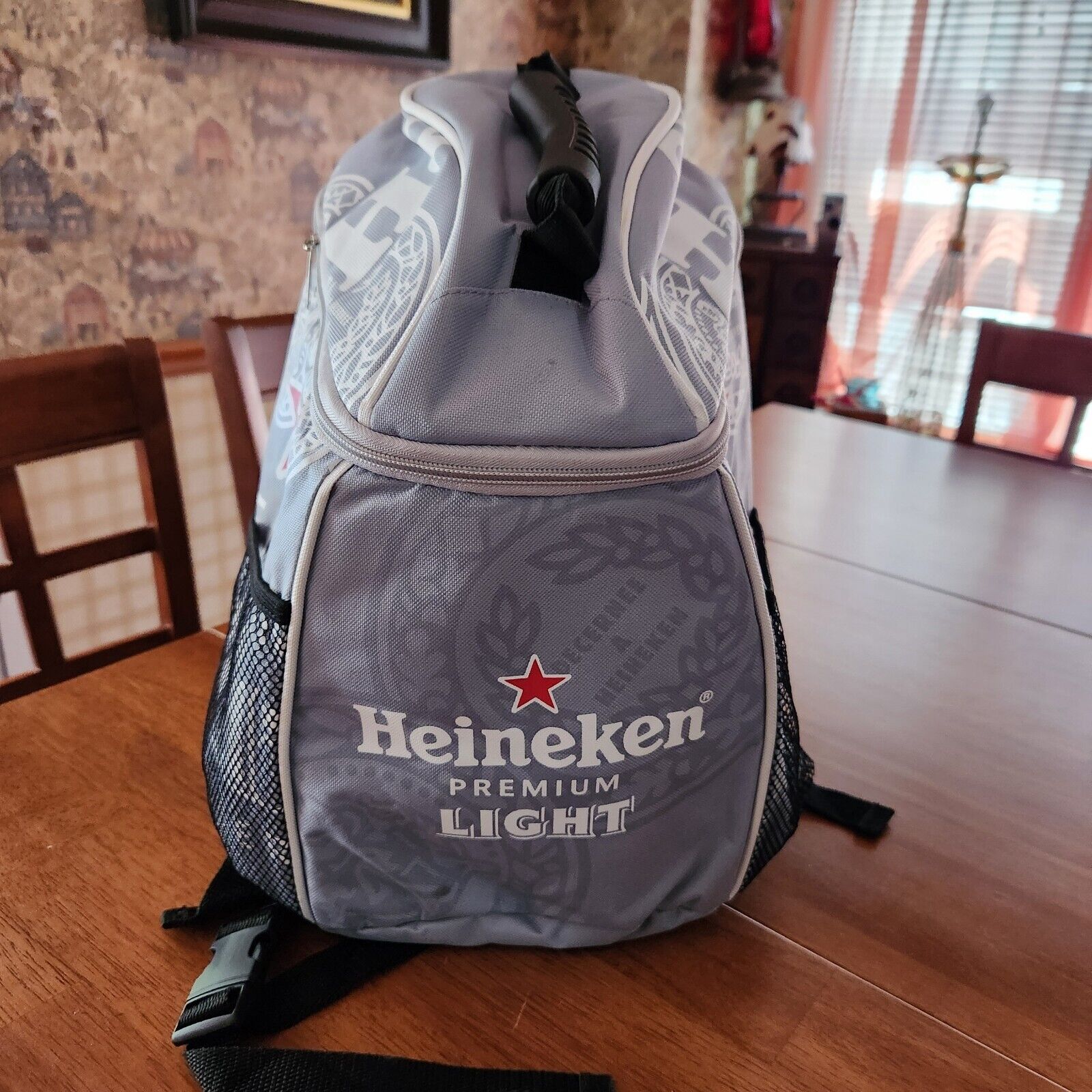 Heineken Light Beer Insulated Backpack Beer Cooler Container Mini Keg Bag
