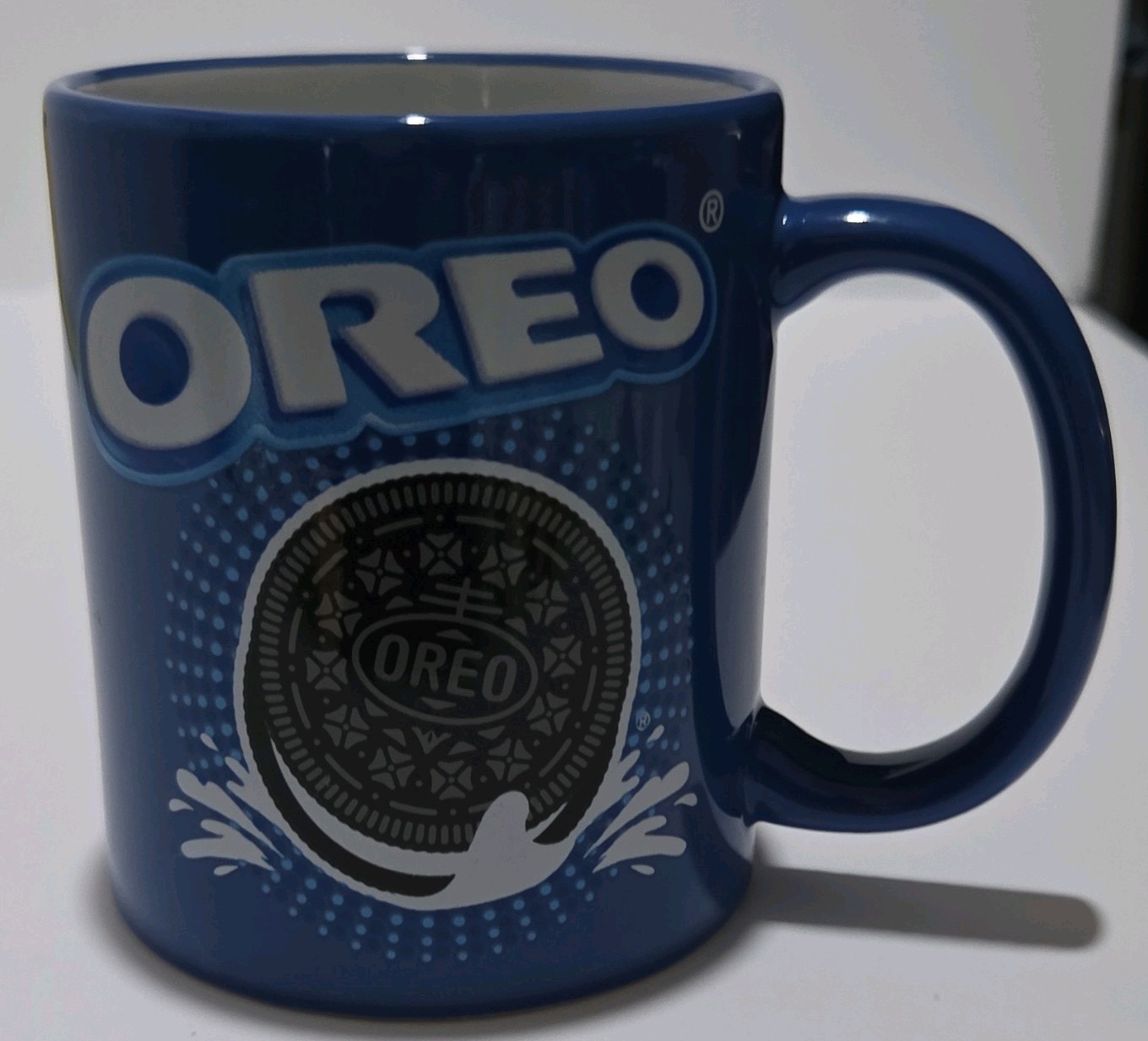 Oreo Twist Lick Dunk Blue White Black Advertising Mug 2024