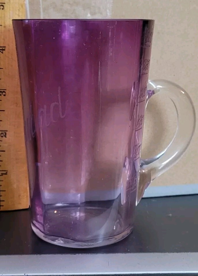 Vintage Antique Glass From Marienbad Spa Czechoslovakia Late 1800s Early 1900s