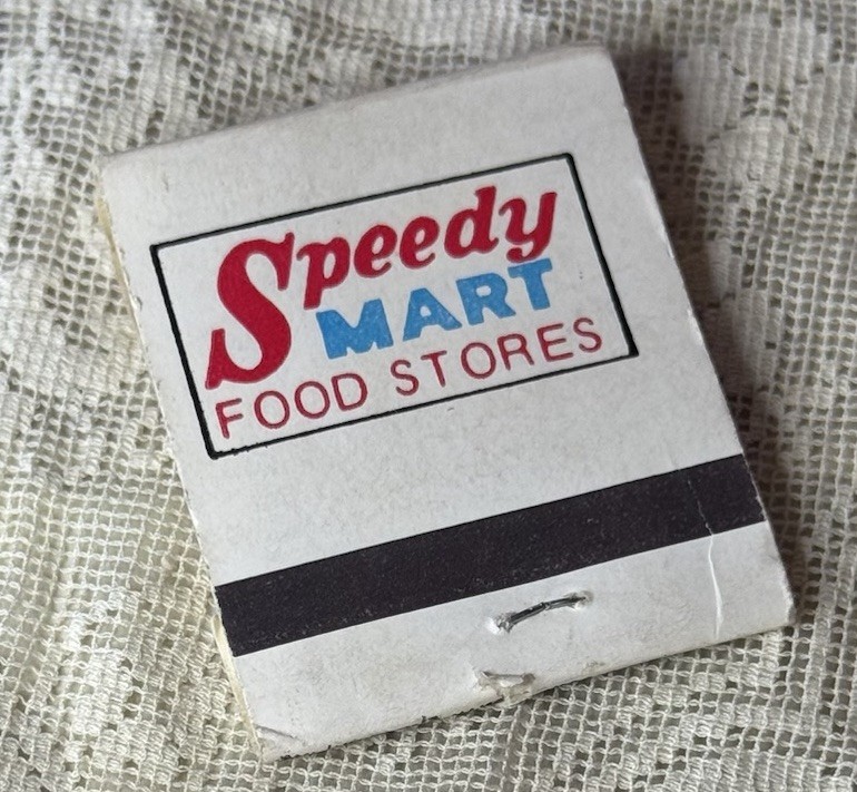 Vintage McMillan Minit Markets Matchbook Instant Service Speedy Smart 