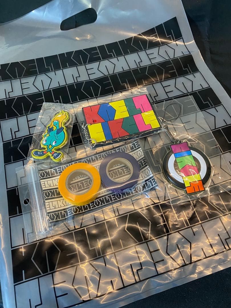 Kaela Kimura Fan Club Non Sale Gift Keychain Set + Masking Tape & Tote | 3