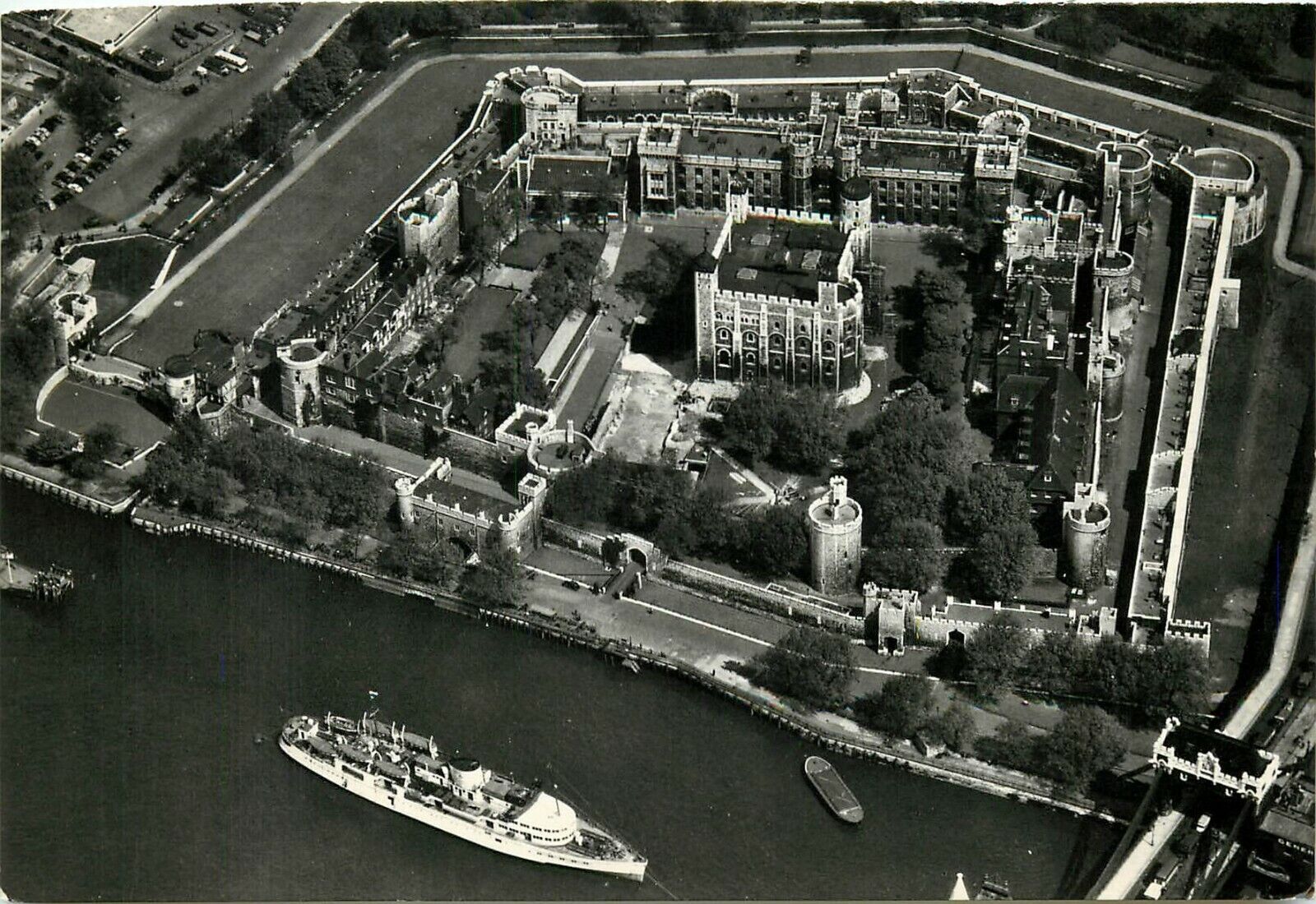 Tower of London aerial view England United Kingdom Postcard