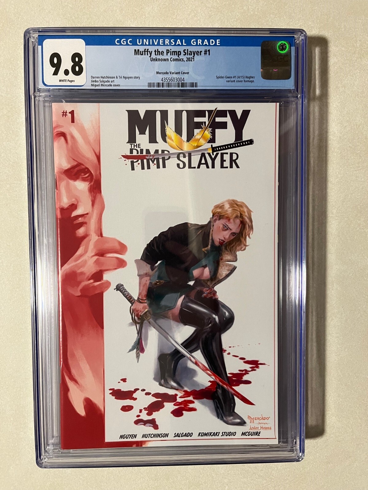 Muffy the Pimp Slayer #1 Mercado Variant CGC 9.8 HTF Spider Gwen Homage Rare Gem Muffy the Pimp Slayer #1 Mercado Variant CGC 9.8 HTF Spider Gwen Homage Rare Gem