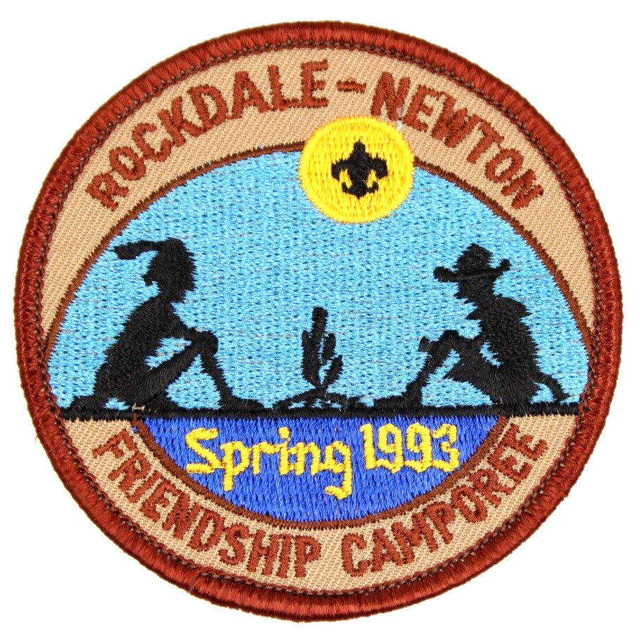 1993 Spring Friendship Camporee Rockdale-Newton Patch Boy Scouts BSA