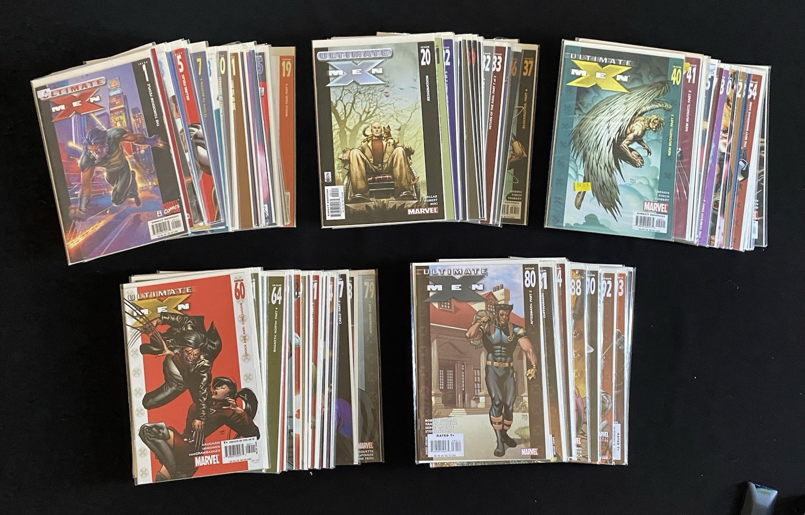 ULTIMATE X-MEN #1-100 NM Full Run 1st Prints 2001 Some Signed By Vaughan Set Lot