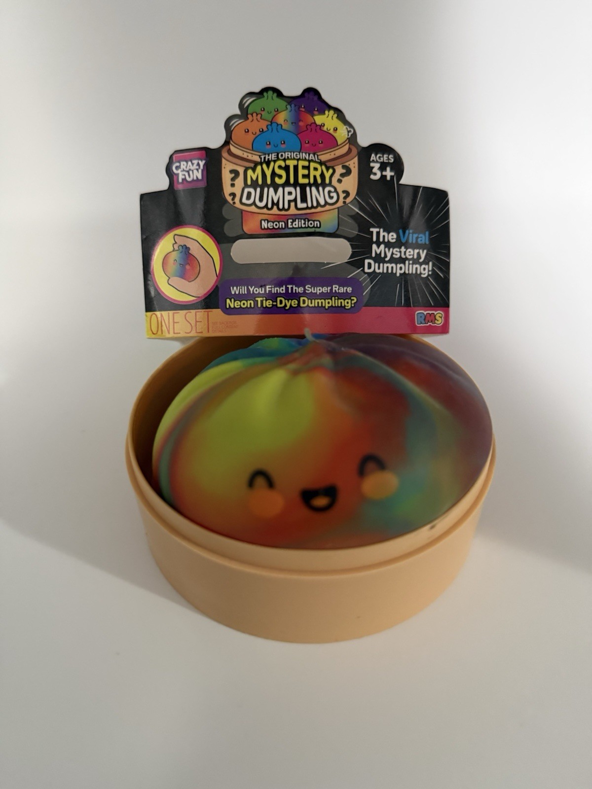 ULTRA RARE Neon Tie-Dye Dumpling Crazy Fun Mystery Dumpling RMS