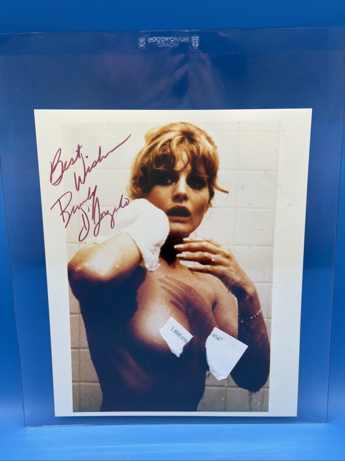 Actress BEVERLY D\'ANGELO Signed Photo 10x8 Autographed Shower Scene