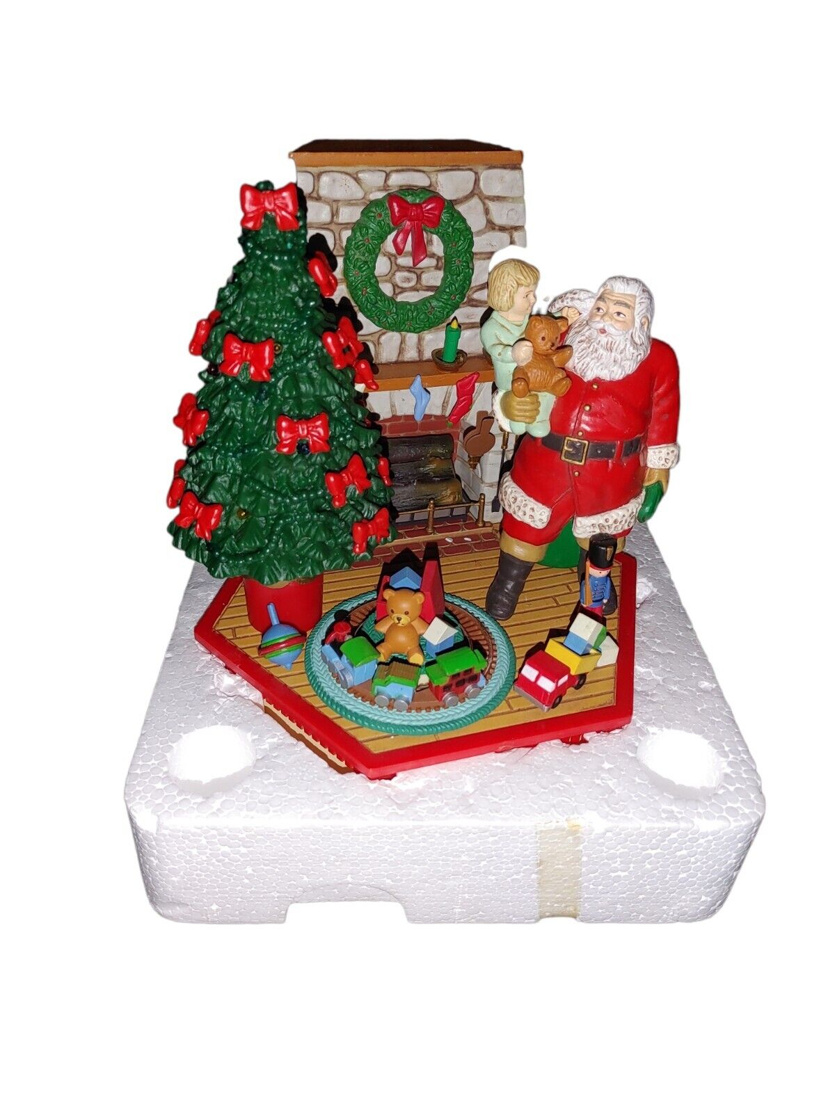 Vintage Enesco Small World Of Music A Visit From Santa Claus (Read)