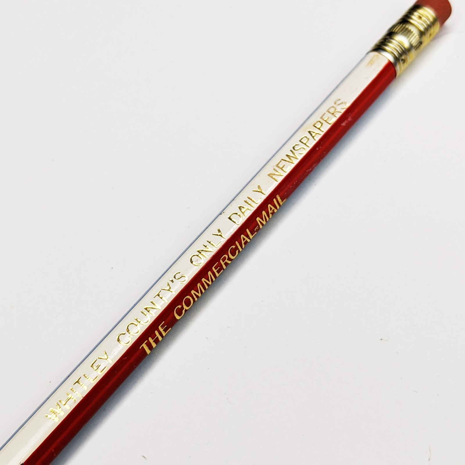c1950s Columbia City, IN Pencil Commercial-Mail Post Whitley County Newspapers