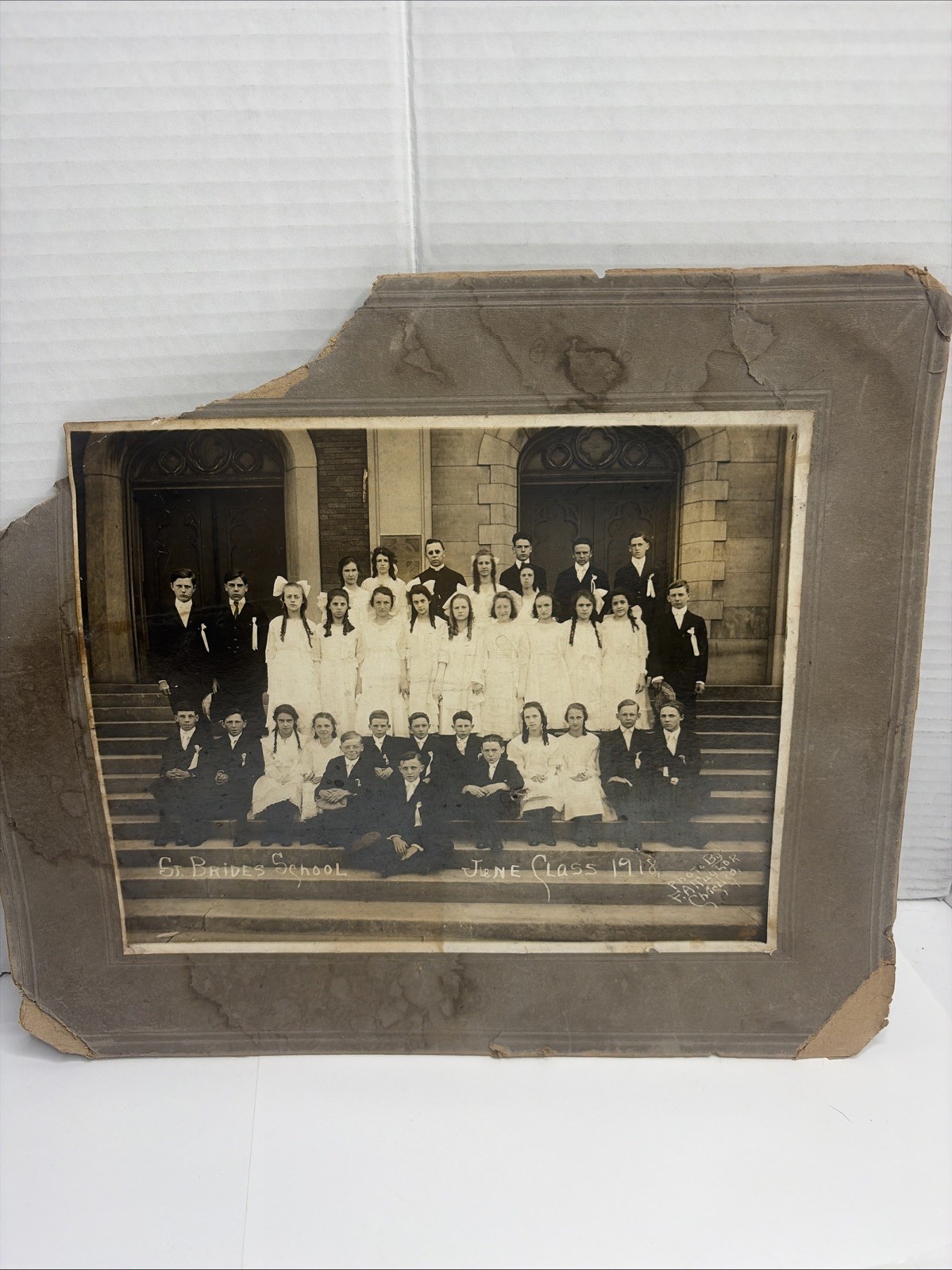 Historical Document/lost Neighborhood Community 1918 St. Bride’s School Chicago