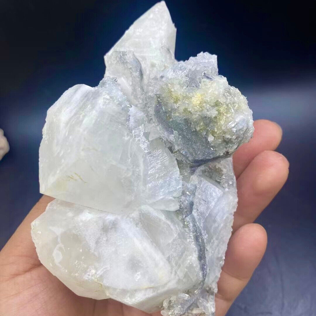 1.16LB A+++Natural white Crystal Himalayan quartz cluster /mineralsls