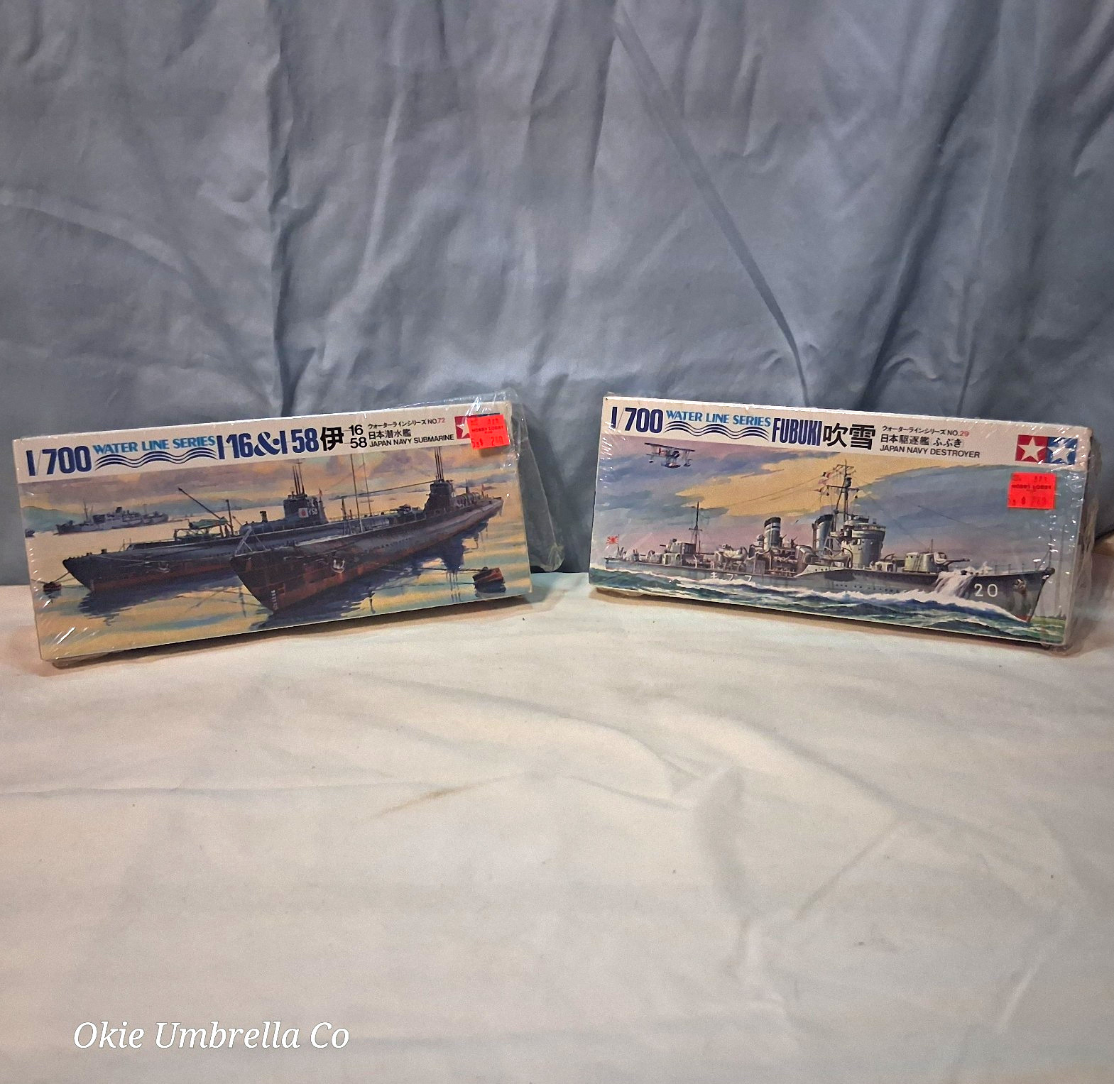 Tamiya 1/700 Water Line IJN Model Kit Lot I-16 I-58 Submarines Fubuki Tamiya 1/700 Water Line IJN Model Kit Lot I-16 I-58 Submarines Fubuki