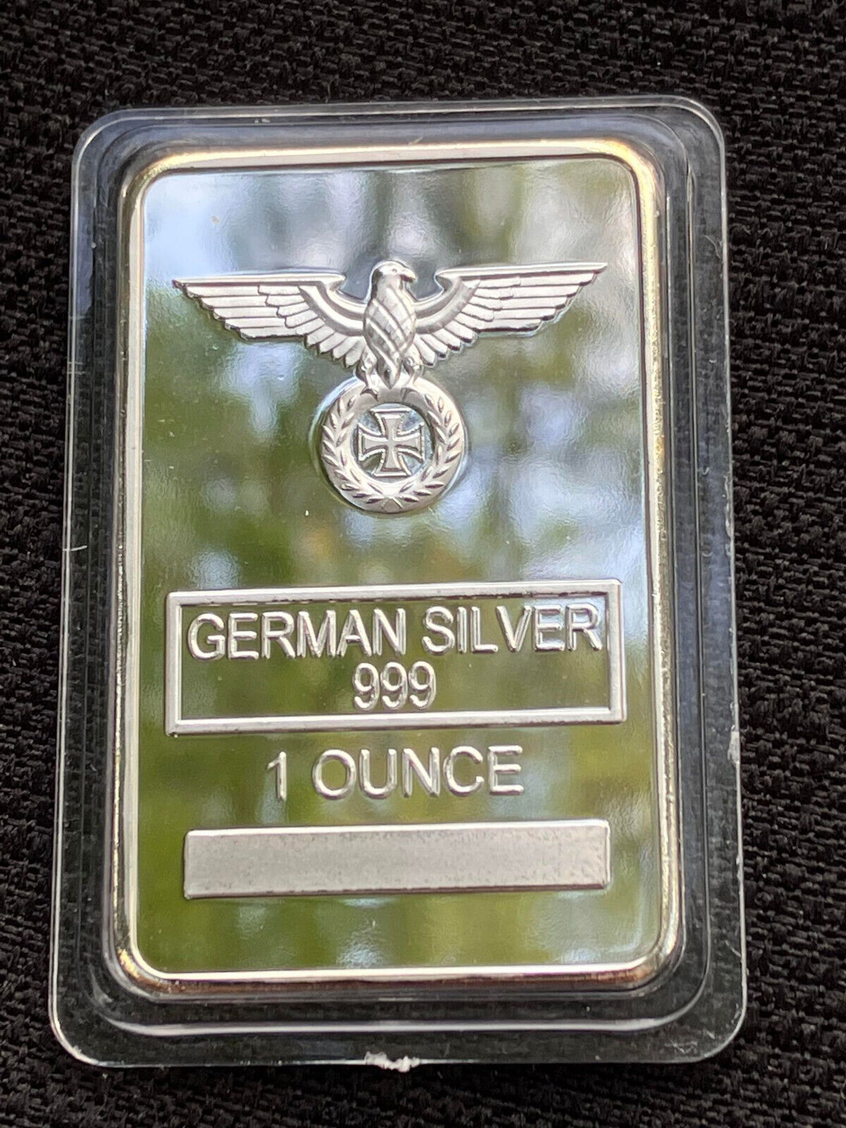 German Silver Bar 1 oz