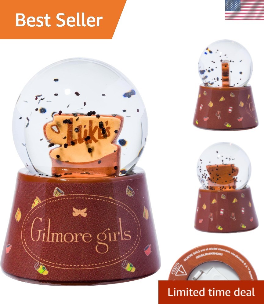 Gilmore Girls Luke's Diner, Light Up Snow Globe, 45mm