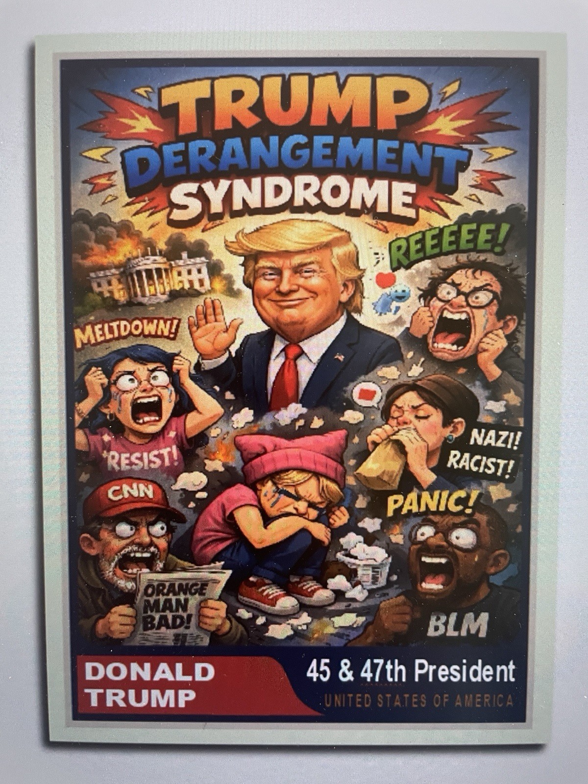 Donald Trump 2025”47“ Custom ACEO TDS