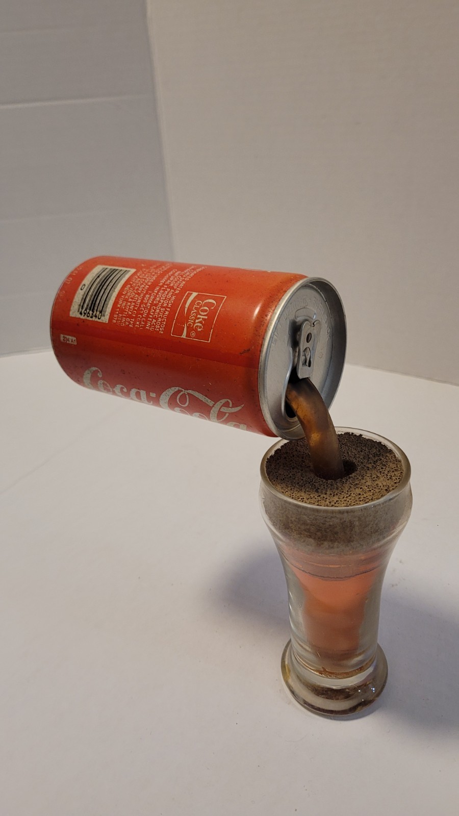 Geoffrey Rose ? Vintage Frozen Moments Coca-Cola Sculpture Can And Glass Rare