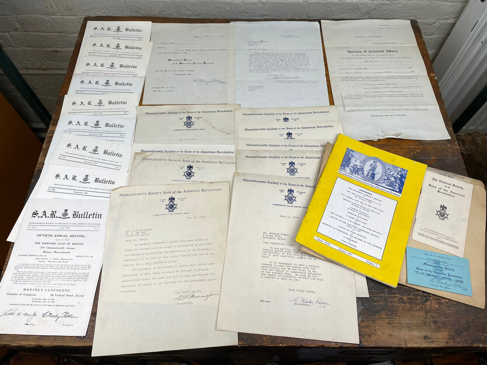 1930's S.A.R. & S.C.W Archives ~ Revolutionary War Capt. John Dodge, Beverly MA 1930's S.A.R. & S.C.W Archives ~ Revolutionary War Capt. John Dodge, Beverly MA