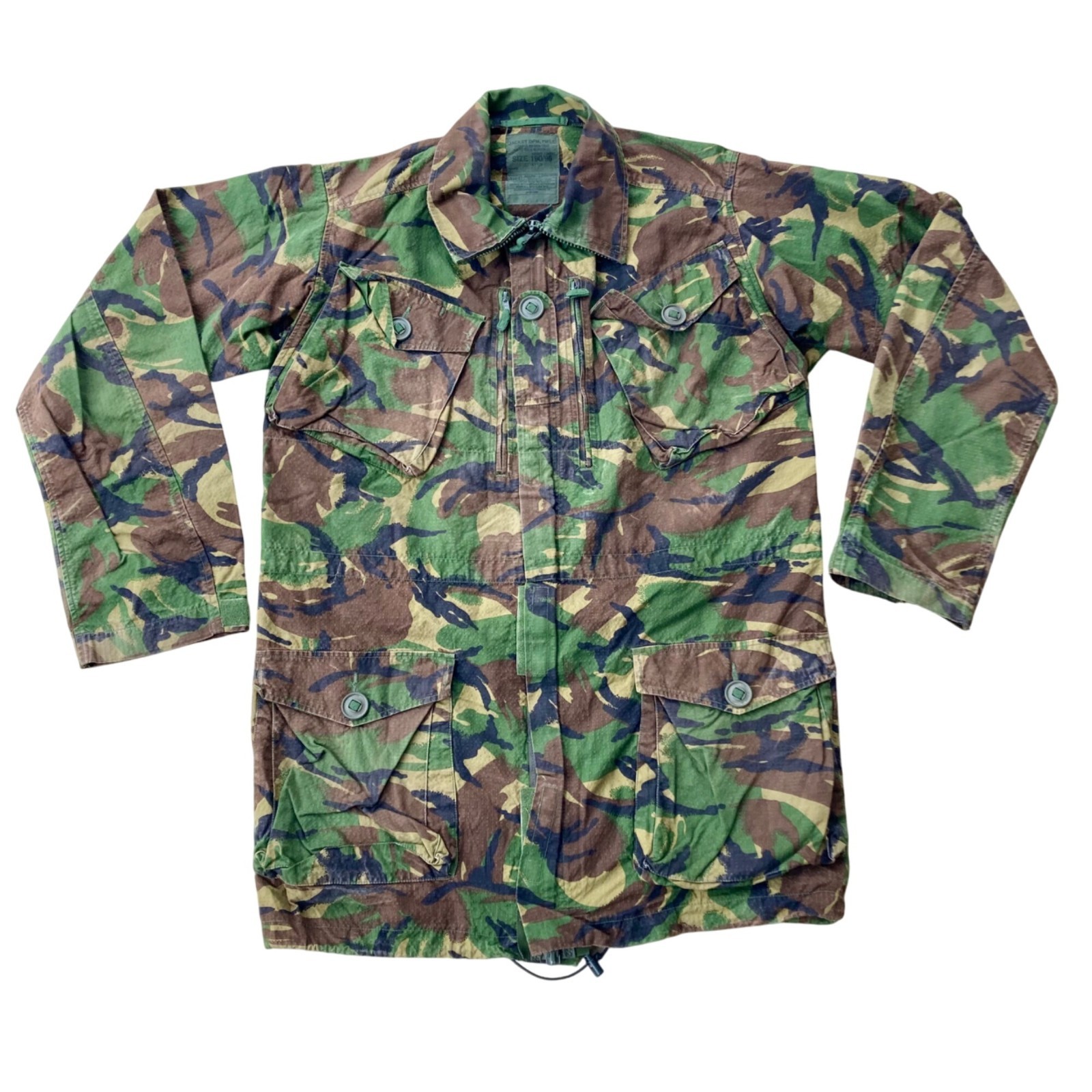 Vintage British Military DPM Jacket Smock Army Air Force Shirt Size 190/96 Vintage British Military DPM Jacket Smock Army Air Force Shirt Size 190/96