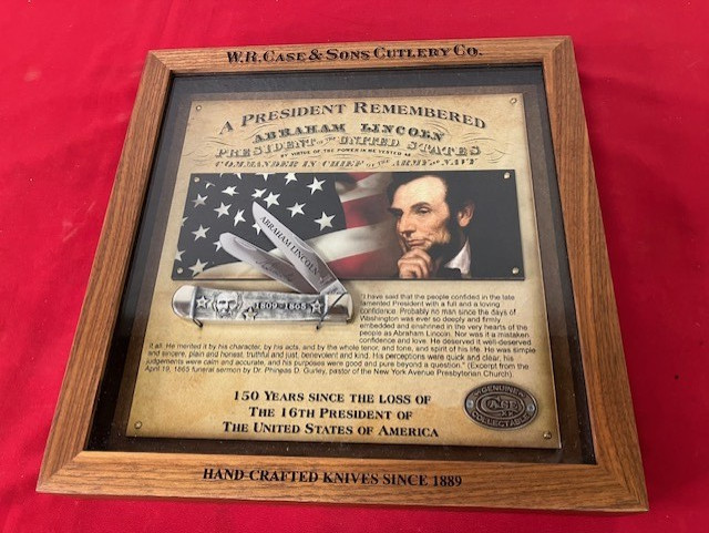 Case XX Trapper 2015 Abraham Lincoln's 150th Anniversary of Death Limited to 250