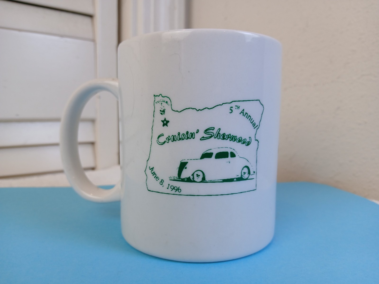 Vintage Oregon Car Show Mugs-Cruisin’ Sherwood 1996-Street Is Neat-lassic Auto