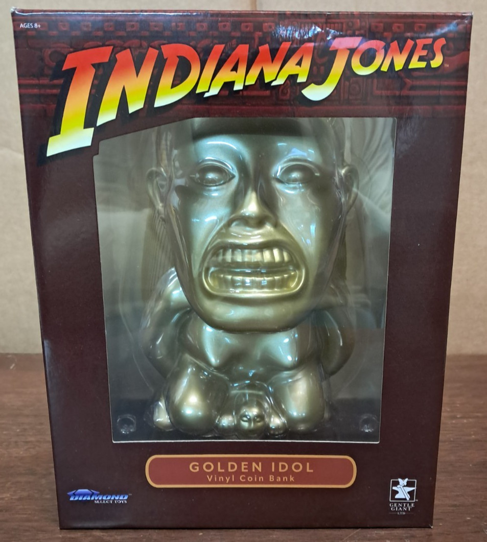 Indiana Jones golden Idol Bank- NEW Indiana Jones golden Idol Bank- NEW