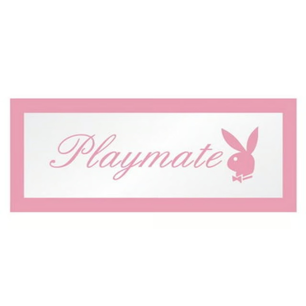 VERY RARE Playboy Bunny / Playmate Pink Glass Bar Pub Mirror OOP #PB1915 VINTAGE VERY RARE Playboy Bunny / Playmate Pink Glass Bar Pub Mirror OOP #PB1915 VINTAGE