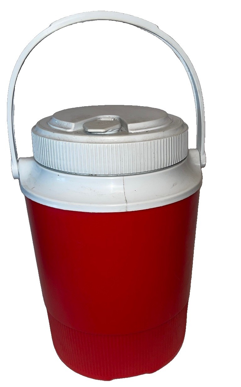 Gott 1/2 nice Gallon Water Cooler Drinking Spout w/ Handle Red Camping Hiking Gott 1/2 nice Gallon Water Cooler Drinking Spout w/ Handle Red Camping Hiking