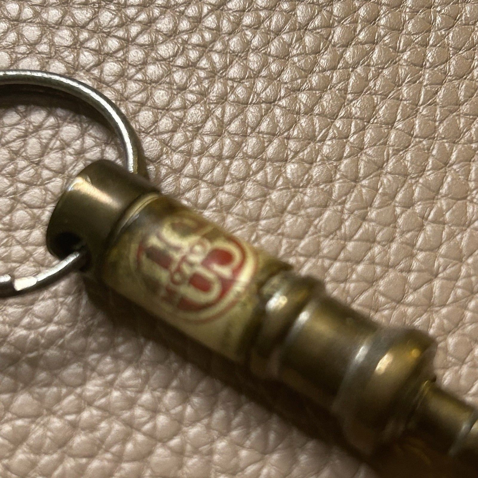 Vintage US Motors Keychain Flawed Heavily Rusted