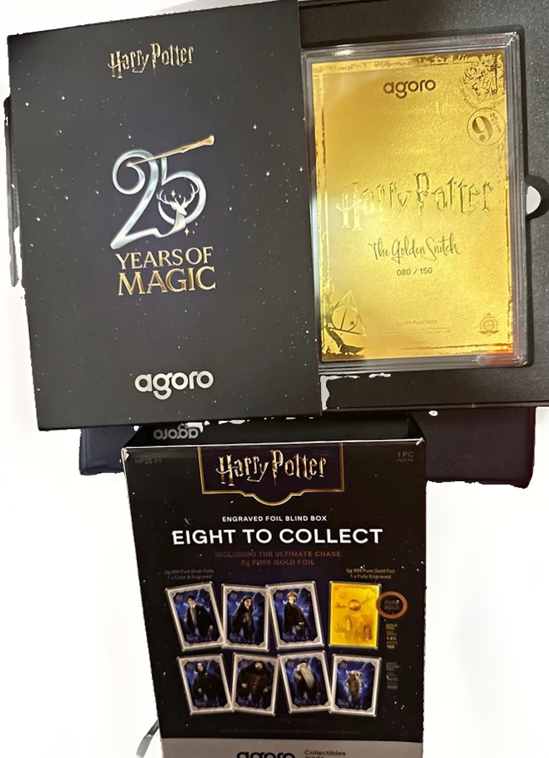 Agoro Harry Potter Precious Metal Collectible The Ultimate Chase5gram 24k Gold.