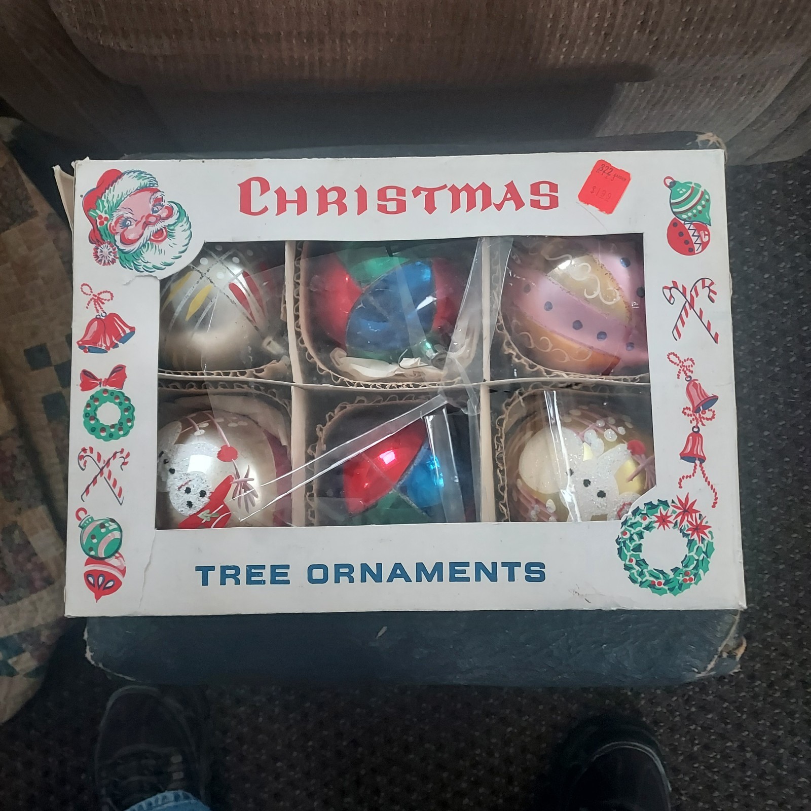 Vintage Jumbo Poland Christmas Ornaments