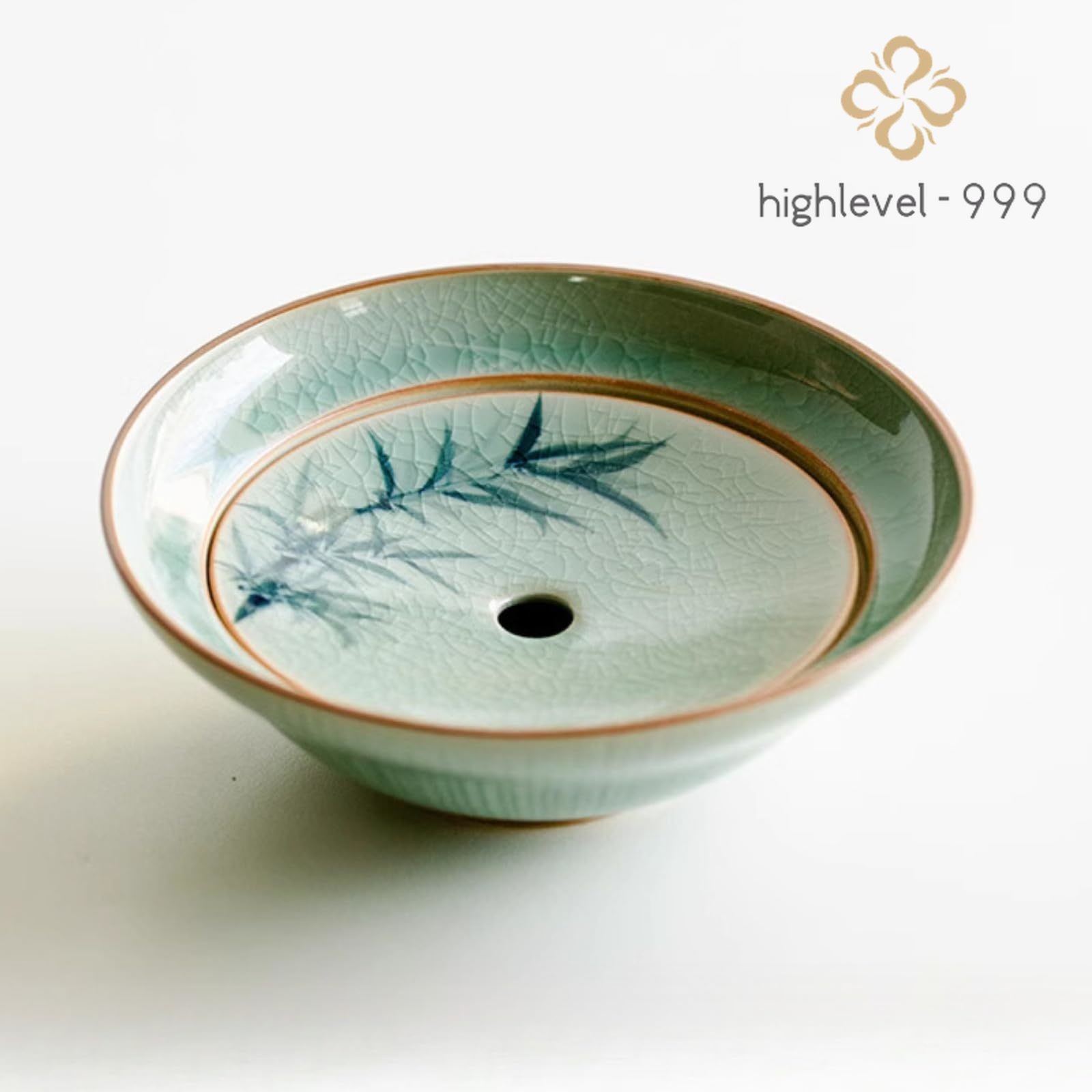 Crackled Glaze  Teapot Tray Water Storage 14.7cm Kungfu Tea Set Serving Tray