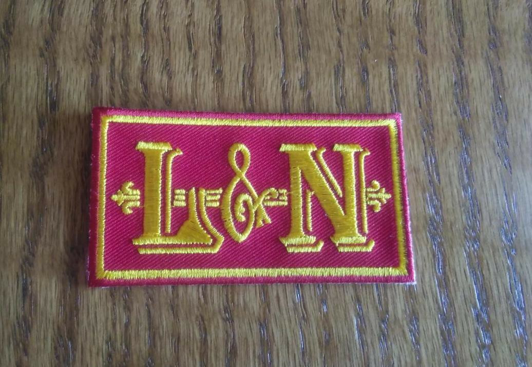 L&N Railroad Patch Embroidered Iron on Sew on. L&N Railroad Patch Embroidered Iron on Sew on.