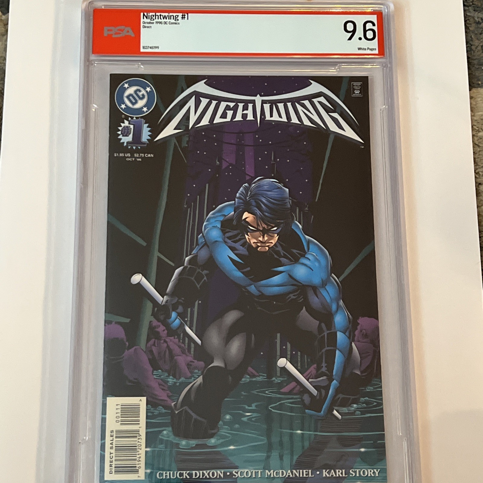 Nightwing #1 PSA 9.6 DC 1996 Chuck Dixon Scott McDaniel First Ongoing Series