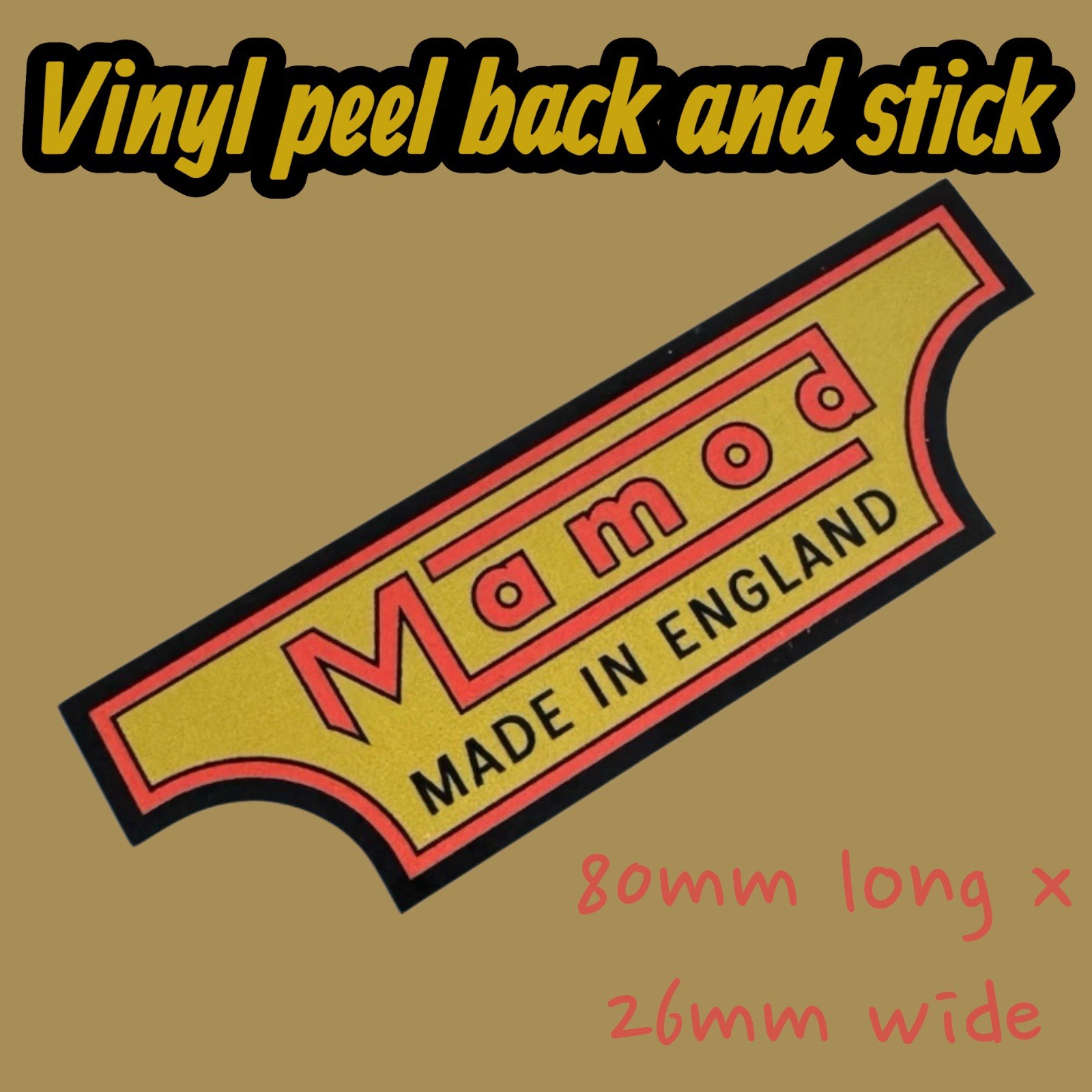 mamod Stationary engine Equipment Vinyl Sticker Decal Vintage Classic RC SE1 jug
