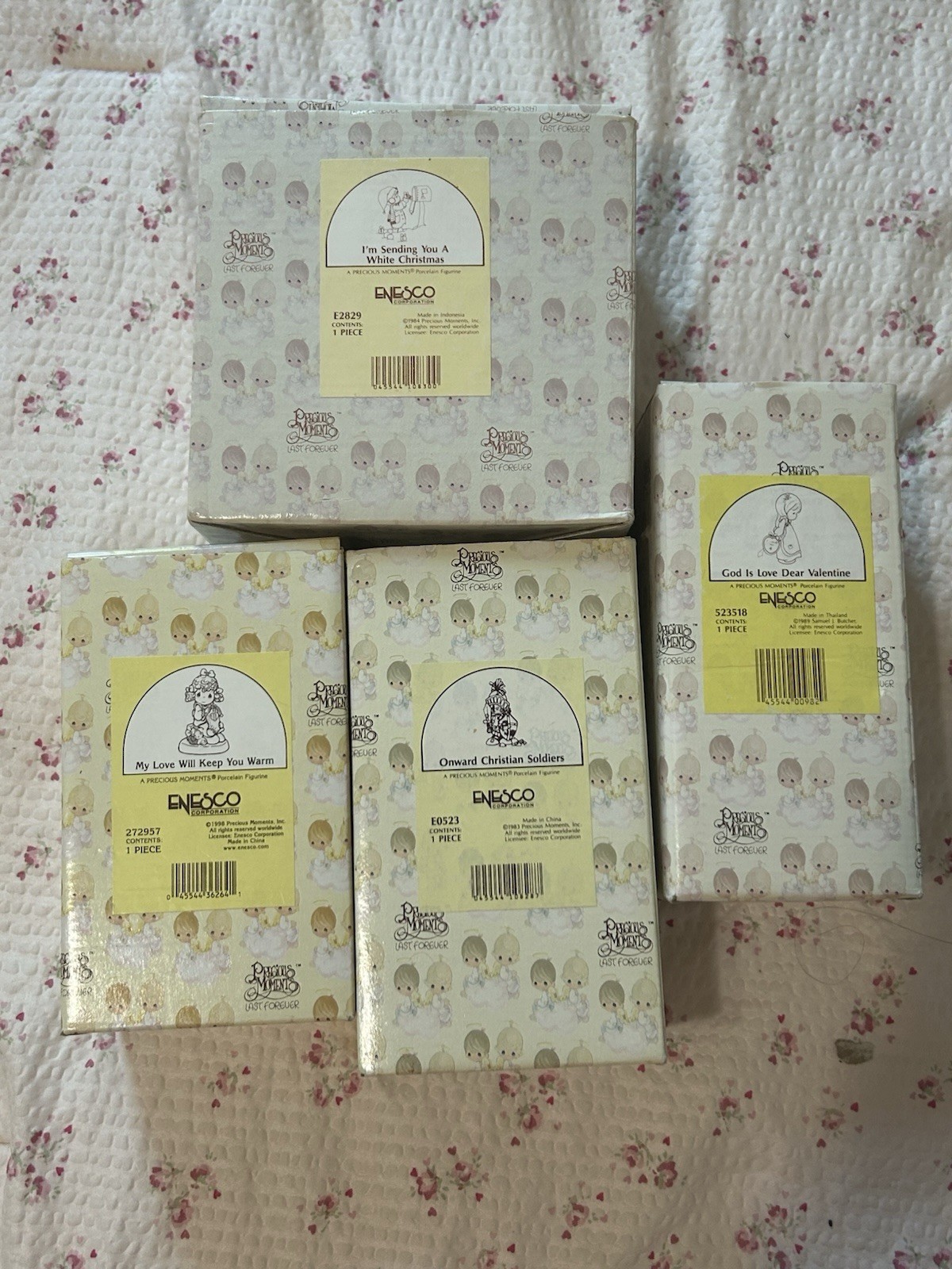 4 Precious Moments, Great Condition Never Opened